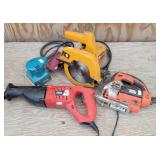Power Tools: B&D Jigsaw, Makita Finishing ...