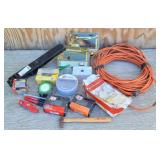 Carpet Tape, Fastners, Hammer, Anchor Bolts