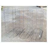 (3) Large Tomato Cages 49.5" Tall x 19.5" W