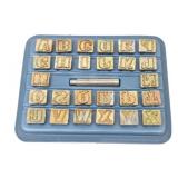 Leather Stamp Alphabet Set 3/4"