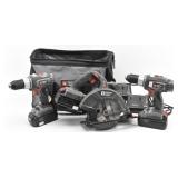 Porter Cable Power Tools, Batteries & Bag...