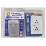 GE Ground Fault Receptacle & Square D...