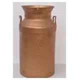 Robinson Dairy, Denver CO Copper-Plated Milk Can