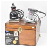 2 Porter Cable Model 382 Random Orbit Palm Sander&