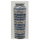 Glass Mosaic 16" Decor Vase