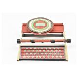 1902 SIMPLEX Tin Lothograph Toy Typewriter