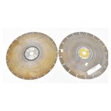 (2) Segmented Diamond Saw Blades 13'