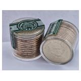 (2) Uncirculated Presidential Dollar Rolls $24 FV