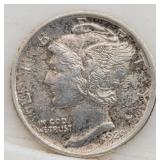 1920 Mercury 90% Silver Dime