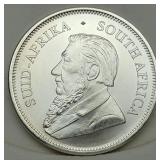 2024 South African Krugarand 1 Oz .999 Fine Silver