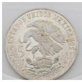 1968 Mexico 25 Pesos Olympics 72% Silver