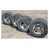(4) Goodrich Radial Tires & Rims