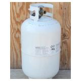 RV Propane Tank 30lb - Maybe Half Full