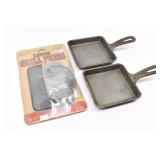 Cast Iron: Lodge Grill Press, 2 Lodge 5WS Square