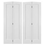 Lincoln Park 4/0 Bifold Panel Closet Door Set NEW