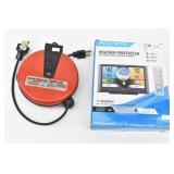 Sears Cord Reel & Accurite Weather Forecaster