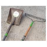 AMES Garden Rake & Square-Mouth Utility Shovel