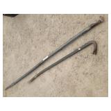 80' Steel Breaking Bar & 4 ft Steel Crow Bar