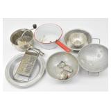 Vintage Kitchen: Colanders, Food Mill, Pot ...