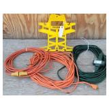 (3) 16g  Extension Cords & Yellow Jacket Cord Wiz