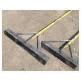 (2) Asphalt Sealcoat Squeegees