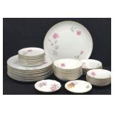 39 pc Three Castle Chaina ROSEMARIE for 6