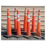(7) 42' Grabber Cones w/ Collars