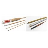 Bamboo Fly Fishing Rod Hexagonal 4pc & ...