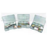 Fishing Tackle w/ 3 Plastic Organizers