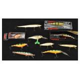 (12) Fishing Lures Rapala: 2 Finland Original...