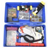 Nalco Tackle Box w/ Fishing Tackle: Sinkers, Hooks