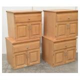 (4) Maple Storage Cabinets / Shop Storage