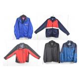 (5) Mens Jackets Size L: Tommy Hilfiger, Fila,....