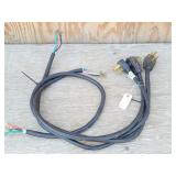 (3) 4-Prong Universal Dryer Cords