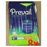 (8) Packs 16ct ea. PREVAIL Daily Pant Liners