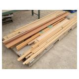 Pallet of Assorted Project Lumber / Wood