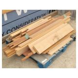 Pallet of Assorted Project Lumber / Wood