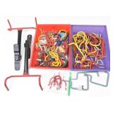 Assortment Vinyl Coated Screw-In Garage Hooks