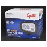 (2) Snow Plow Lamps Grote LED Heated NIB