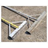 (2) Asphalt Sealcoat Squeegees