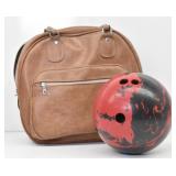 Satellite Ebonite Bowling Ball 15 lb w/ Bag