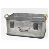 Farmhouse Tin 'Locker' Bucket Tote