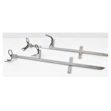 (2) Steel Fishing Rod Holders 39' Long