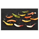 (12) Flatfish Fishing Lures: Kautzky Lazy Ike...