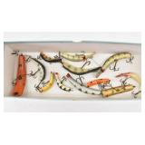 (12) Vintage Fishing Lures: Kautzky Deep Ike...