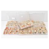 Vintage Watch Crystals in 7 Plastic Organizers