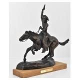 Frederic Remington Coming Through the Rye Bronze