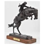 Frederic Remington Bronco Buster Bronze statue