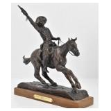Frederic Remington Coming Through the Rye Bronze