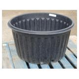 Ribbed Plastic Nursery Container 30" Dia. 17" Tall